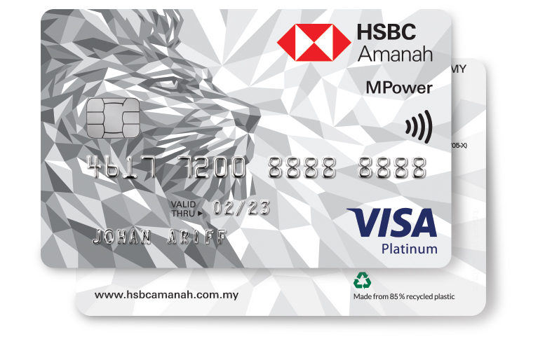 Mpower Platinum Credit Card I Credit Cards Hsbc My Amanah